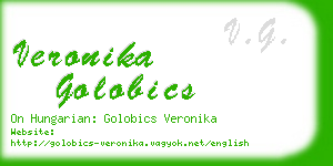 veronika golobics business card